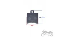BRAKE PAD, SET APRILIA RS GILERA NGR RALLY HONDA ECE R90