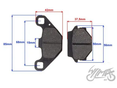 BRAKE PAD, SET KAWASAKI KTM SUZUKI APRILIA TGB