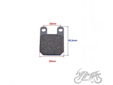 BRAKE PAD, SET REPLACES FA115 ECE R90
