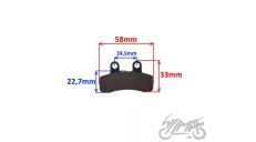 BRAKE PAD, SET