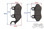 BRAKE PAD, SET TGB