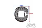 REAR BRAKE SHOES FOR PIAGGIO NRG TYPHOON ZIP