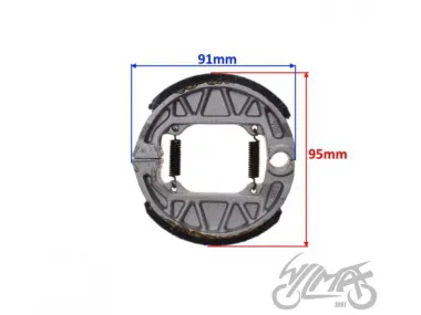 REAR BRAKE SHOES FOR PIAGGIO NRG TYPHOON ZIP