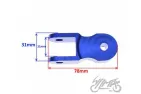 SHOCK ABSORBER EXTENSION ADAPTER DIA. 8 MM BLUE