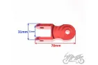 SHOCK ABSORBER EXTENSION ADAPTER DIA. 8 MM RED