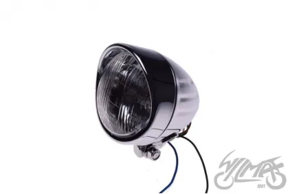 LAMP, FRONT, DIA. 4?, H4 W/PEAK, ECE-APPR.