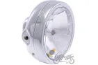 LAMP, FRONT, 6?, SIDE MOUNT, H4 CHROME