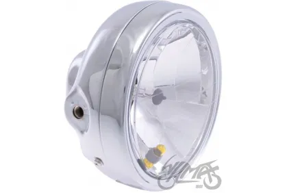 LAMP, FRONT, 6?, SIDE MOUNT, H4 CHROME