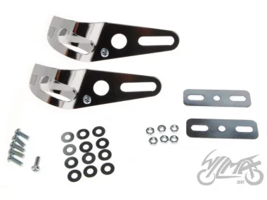 FITTING SET, FAIRING, METAL, CHROME