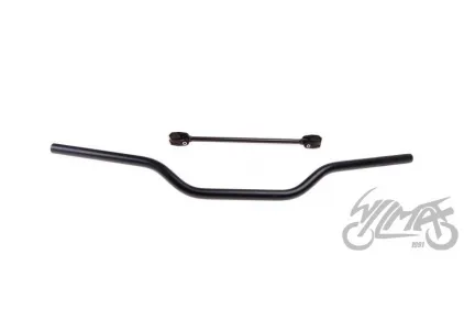 HANDLEBAR OFF ROAD 22 mm ALUMINIUM BLACK
