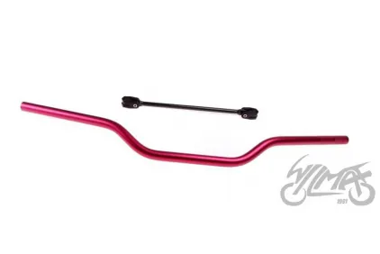 VAIRAS OFF ROAD 22 mm ALIUMINIS RAUDONAS