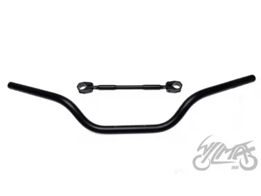 HANDLEBAR OFF ROAD 22 mm ALUMINIUM BLACK
