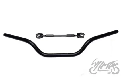 HANDLEBAR OFF ROAD 22 mm ALUMINIUM BLACK