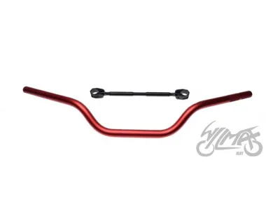 HANDLEBAR OFF ROAD 22 mm ALUMINIUM RED