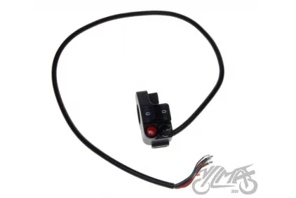 SWITCH ASSY, TURN INDICATOR UNIVERSAL BLACK