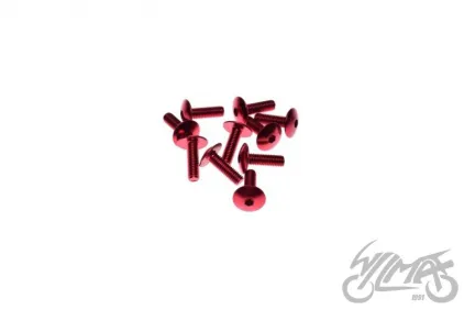 BOLT, ALUMINIUM 6X20 RED 10 PCS PACK