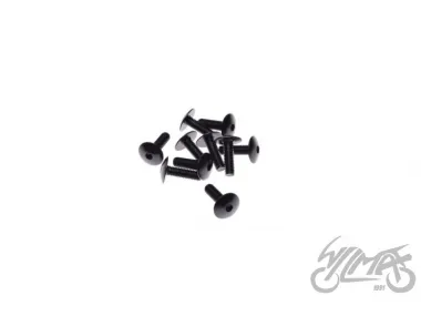 BOLT, ALUMINIUM 6X20 BLACK 10 PCS PACK