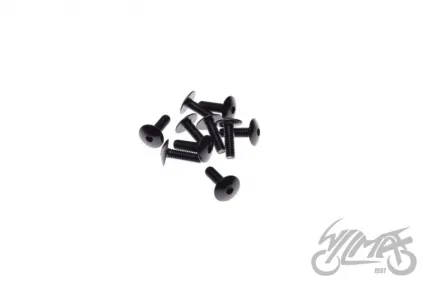 BOLT, ALUMINIUM 6X20 BLACK 10 PCS PACK