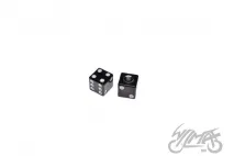 CAP, TIRE VALVE DICE BLACK