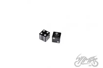 CAP, TIRE VALVE DICE BLACK