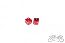 CAP, TIRE VALVE DICE RED