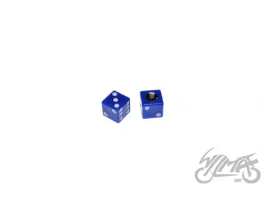 CAP, TIRE VALVE DICE BLUE