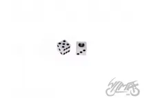 CAP, TIRE VALVE DICE WHITE