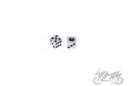 CAP, TIRE VALVE DICE WHITE