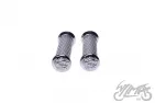 GRIPS, HANDLEBAR SCALES CHROME CAP EAGLE