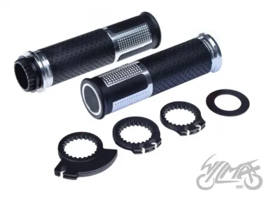 GRIP, HANDLEBAR 654 SILVER