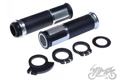 GRIP, HANDLEBAR 654 SILVER