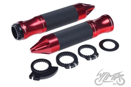 GRIP, HANDLEBAR 653 RED