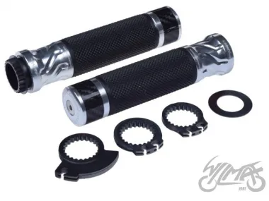 GRIP, HANDLEBAR 655A SILVER