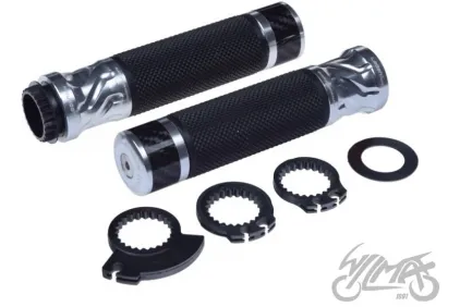 GRIP, HANDLEBAR 655A SILVER