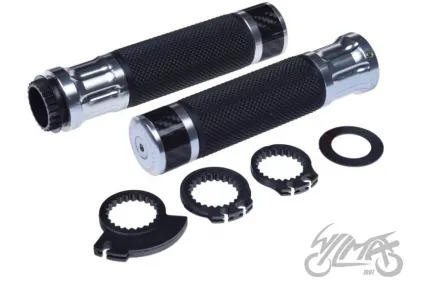 GRIP, HANDLEBAR 655 SILVER