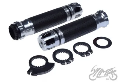 GRIP, HANDLEBAR 658 SILVER