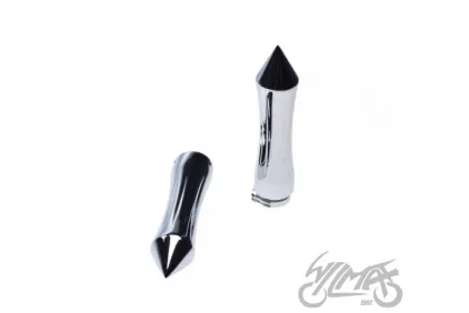 GRIP, HANDLEBAR 695 CUSTOM METAL CHROME