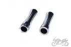 GRIP, HANDLEBAR 695 CUSTOM METAL CHROME