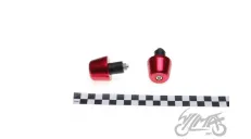PLUG, HANDLEBAR END 05/36mm RED B-GRADE