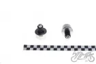 PLUG, HANDLEBAR END 05/36mm SILVER B-GRADE