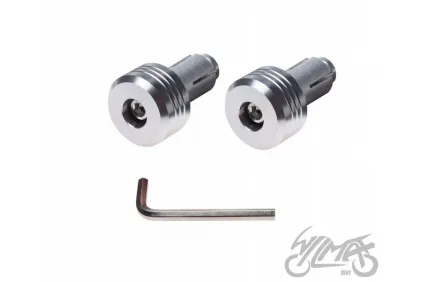 PLUG, HANDLEBAR END SILVER