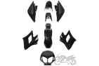 COVER SET, BODY PLASTICS DERBI SENDA XTREME SM50 BLACK