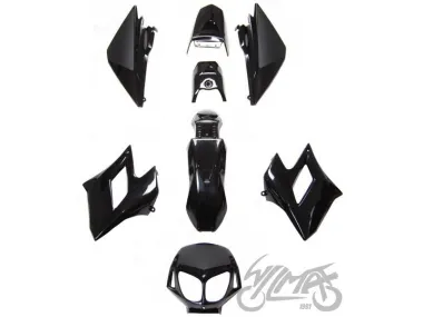 COVER SET, BODY PLASTICS DERBI SENDA XTREME SM50 BLACK