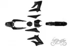 COVER SET, BODY PLASTICS DERBI SENDA III 2011 BLACK