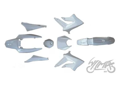 COVER SET, BODY PLASTICS DERBI SENDA III 2011 XTREME SM50 WHITE