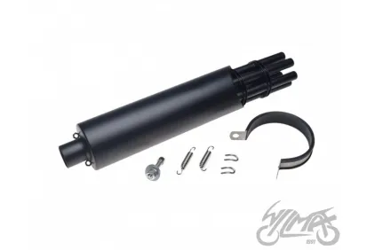 MUFFLER, EXHAUST MINIGUN BLACK