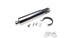MUFFLER, EXHAUST MINIGUN CHROME