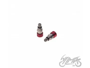 FRONT FORK BLEEDER AIR VALVE SCREW, RED