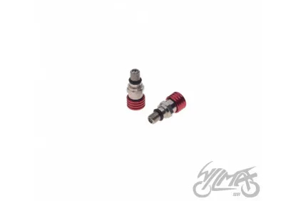 FRONT FORK BLEEDER AIR VALVE SCREW, RED