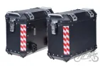 SIDE CASE SET, ALUMINIUM W/LOCK